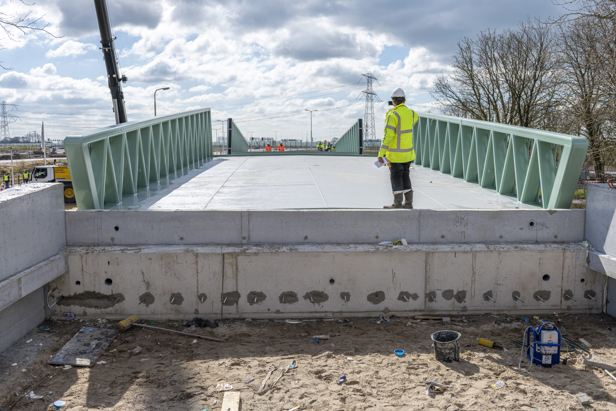 plaatsing brug Muiden 05